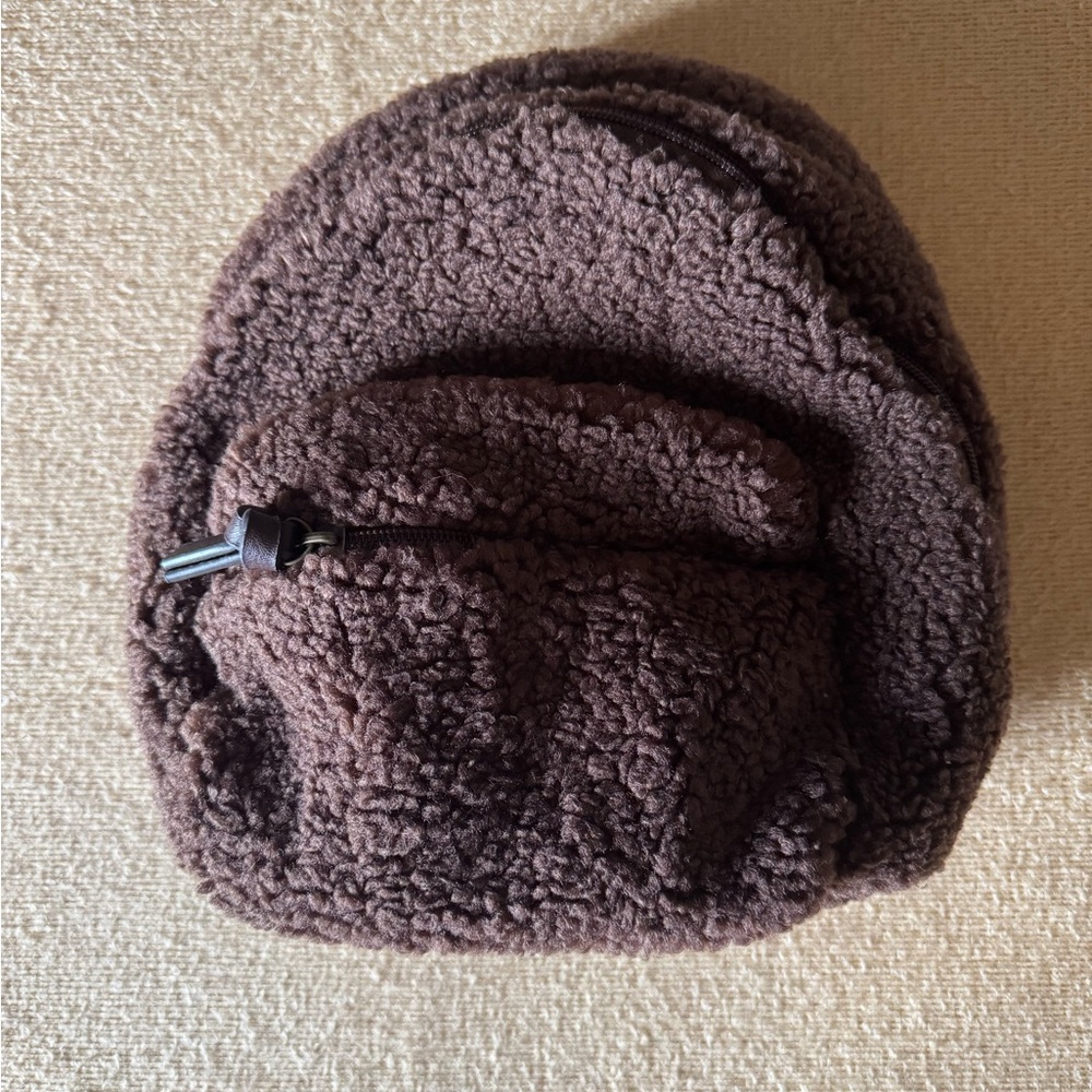 Sonoma Brown Sherpa Mini Backpack